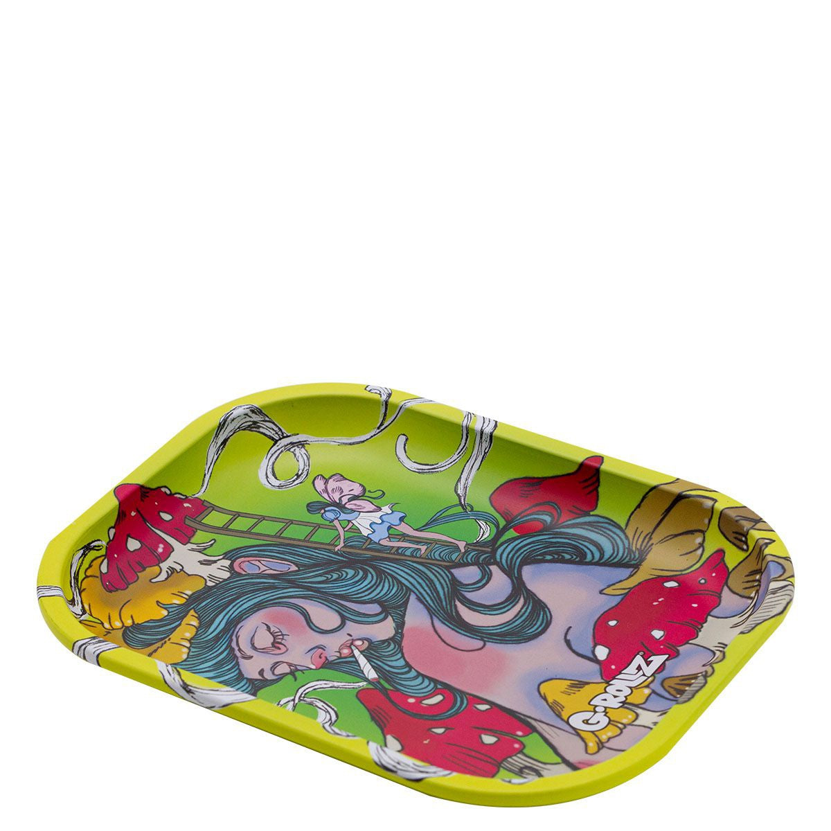 Bandeja pequeña 'Smokey Shroom' de 14 x 18 cm