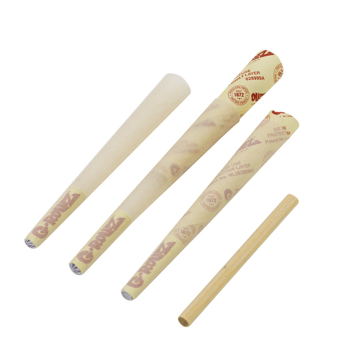 Banksy's Graffiti 'Flower Thrower' 6x Quarter Size Cones - Organic Hemp (24 Packs)