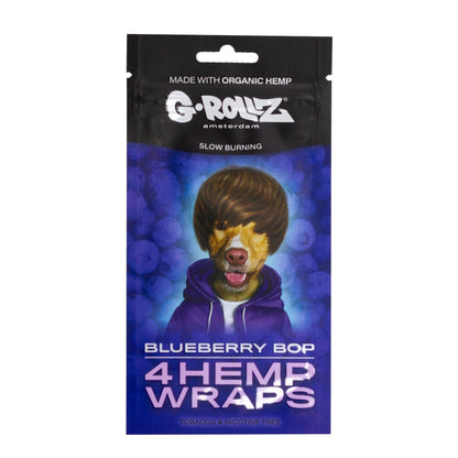 4x15 'Blueberry Bop' Hemp Wraps