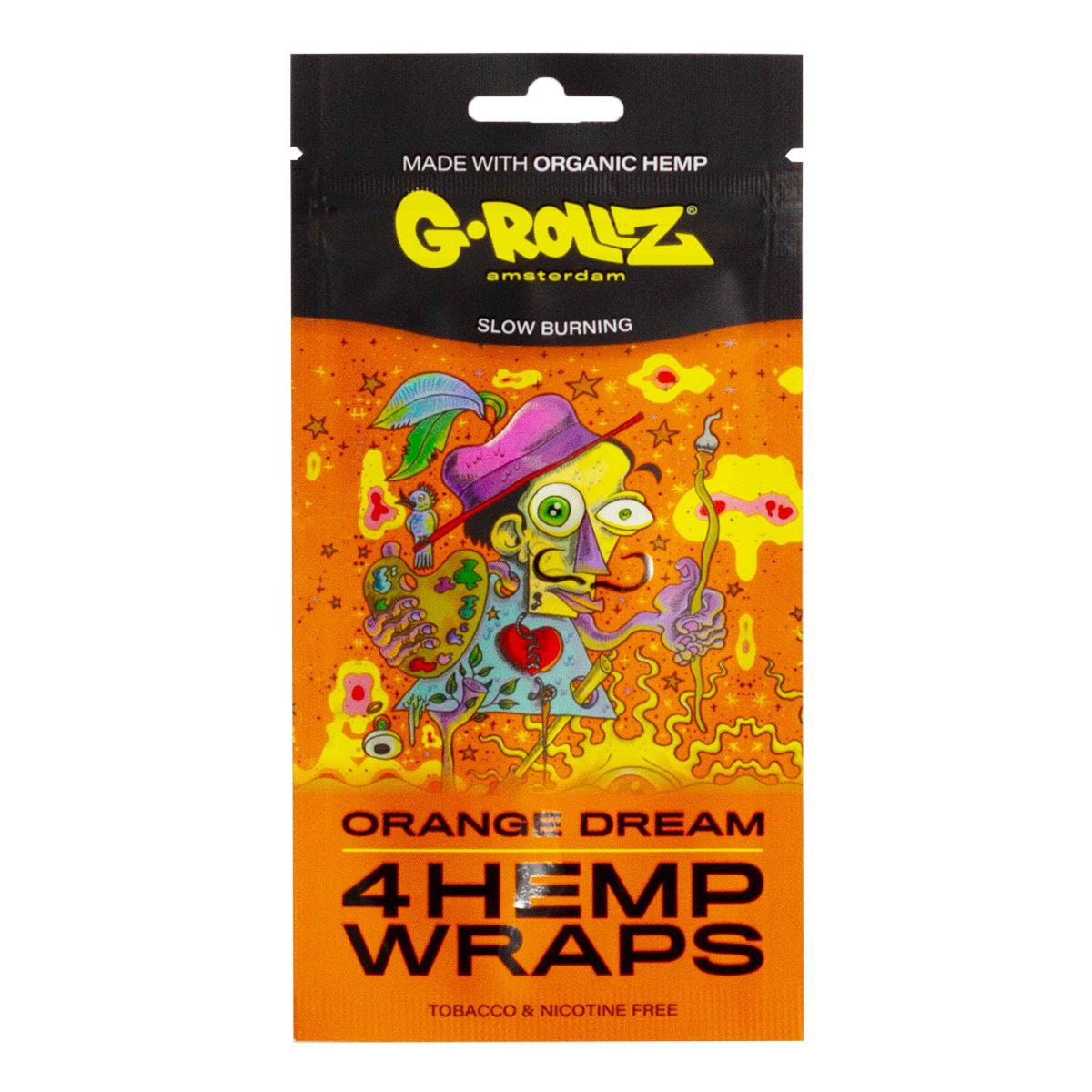 4x15 'Orange Dream' Hemp Wraps