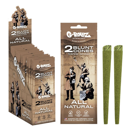 Banksy's Graffiti - 2x12 'All Natural' Terpene Infused Pre-rolled Wraps