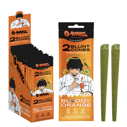 2x12 'Bloody Orange' Terpene-infused Pre-rolled Wraps