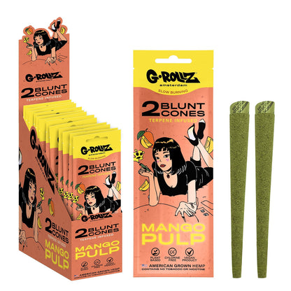 2x12 'Mango Pulp' Terpene-infused Pre-rolled Wraps