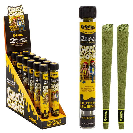 2 x 12 wraps preenrollados con infusión de terpenos de Cheech & Chong™