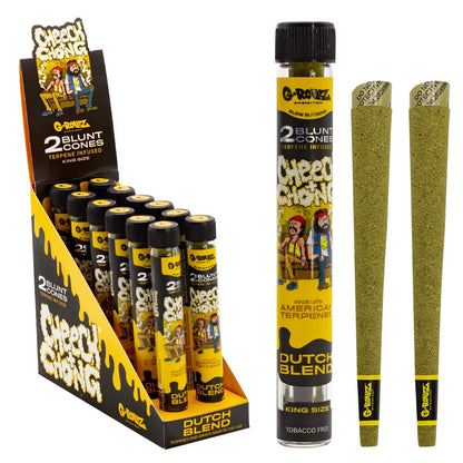 2 x 12 wraps preenrollados con infusión de terpenos de Cheech & Chong™