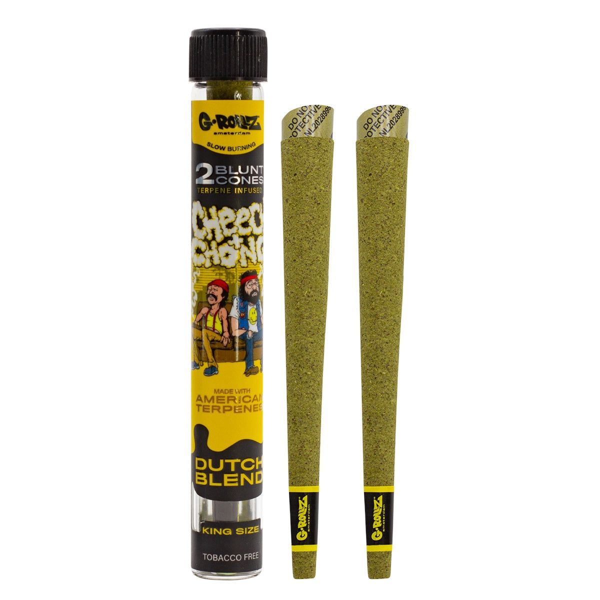 2 x 12 wraps preenrollados con infusión de terpenos de Cheech & Chong™