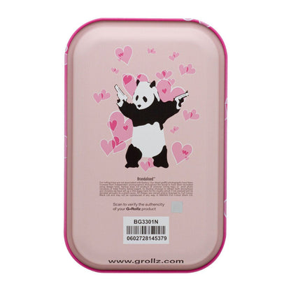 Banksy's Graffiti 'Panda Gunnin' Medium Tray 17.5 x 27.5cm