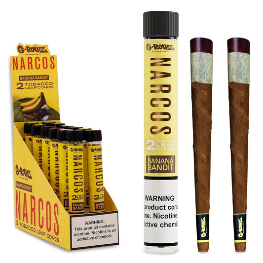 Narcos - 2x12 'Banana Bandit' Terpene Infused Pre-rolled Wraps