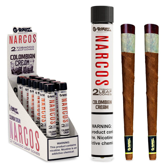 Narcos - 2x12 'Colombian Cream' Terpene Infused Pre-rolled Wraps