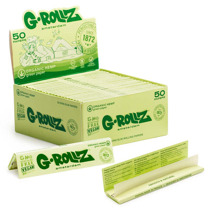 Organic Green Hemp - 50 KS Slim Papers