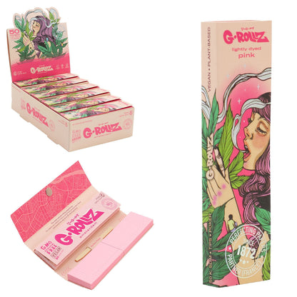 'Colossal Dream' Pink - 50 KS Slim Papers + Tips