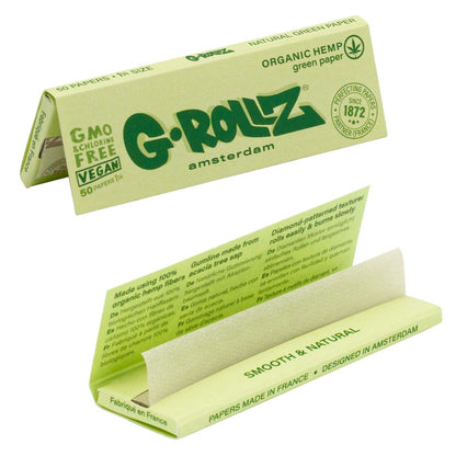 Organic Green Hemp - 50 '1¼' Papers