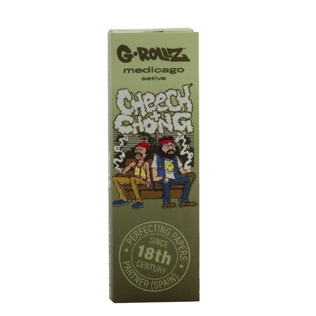 Papeles de fumar Cheech & Chong™ 'Couch' - Medicago Sativa Extra Thin - 50 '1¼'