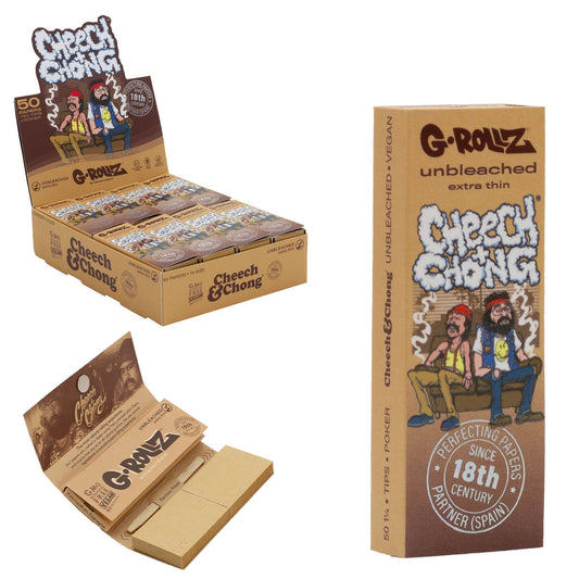 Cheech & Chong™ 'In da Chair' Sin blanquear - 50 hojas de 1 1/4 + puntas