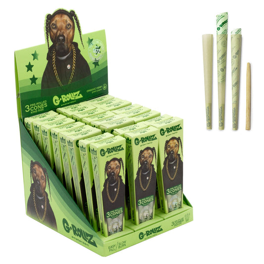 'Rap' Organic Green Hemp - 3 KS Cones