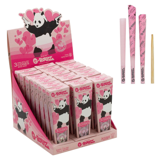 Banksy Graffiti 'Panda Gunnin'' Pink - 3 KS Cones