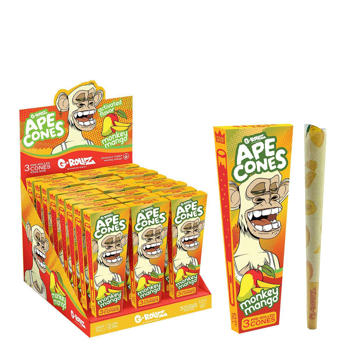 Ape - "Monkey Mango" Pop Cones