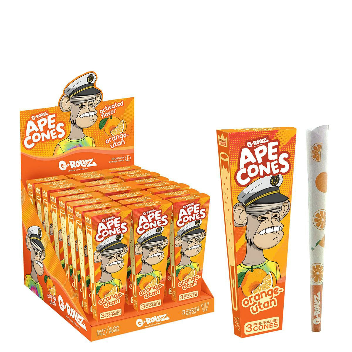 Ape - "Orange-utan" Pop Cones