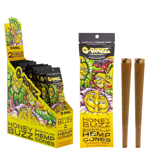 2x12 'Honey Buzz' Pre-Rolled Hemp Wraps