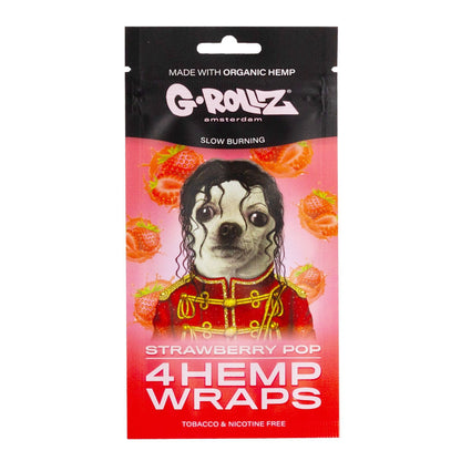 4x15 'Strawberry Pop' Hemp Wraps