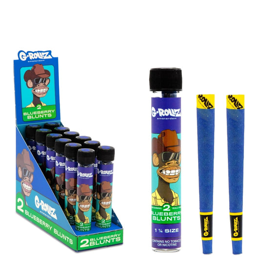 Blue Ape Cones - 1¼ Size 2x Pre-rolled Cones (12 Pack Display, 24 Cones)