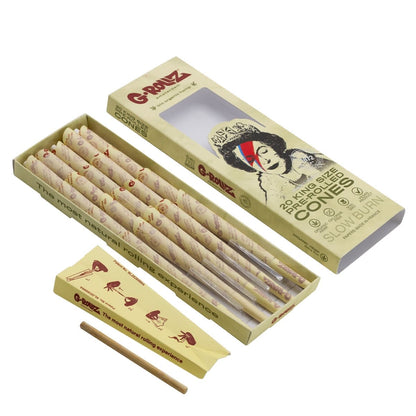 Banksy's Graffiti 'Lizzie Stardust' 20x King Size Cones - Organic Hemp