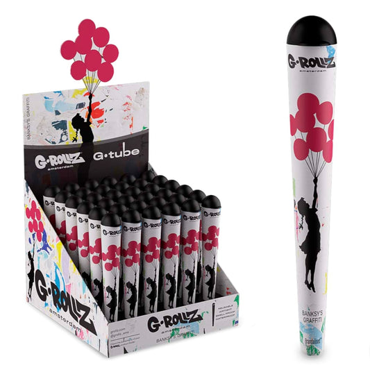 Banksy's Graffiti 'Girl Floating' Cone Holders (36 Tubes)