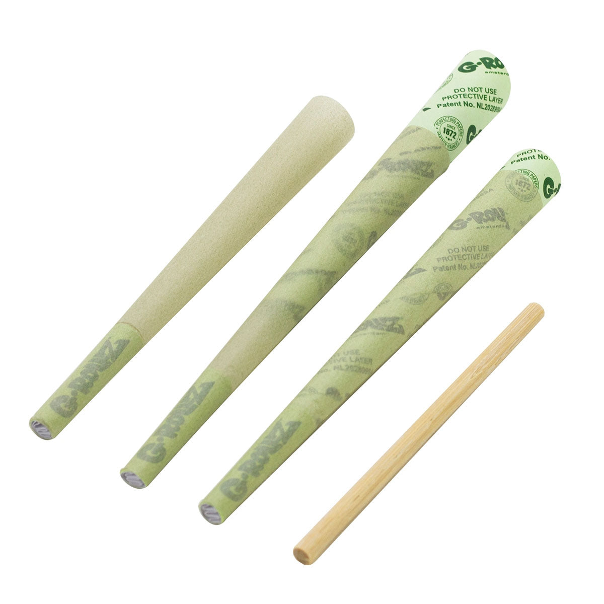 'Rap' Organic Green Hemp - 3 KS Cones