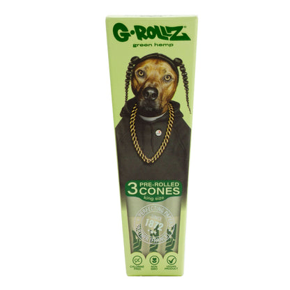 'Rap' Organic Green Hemp - 3 KS Cones