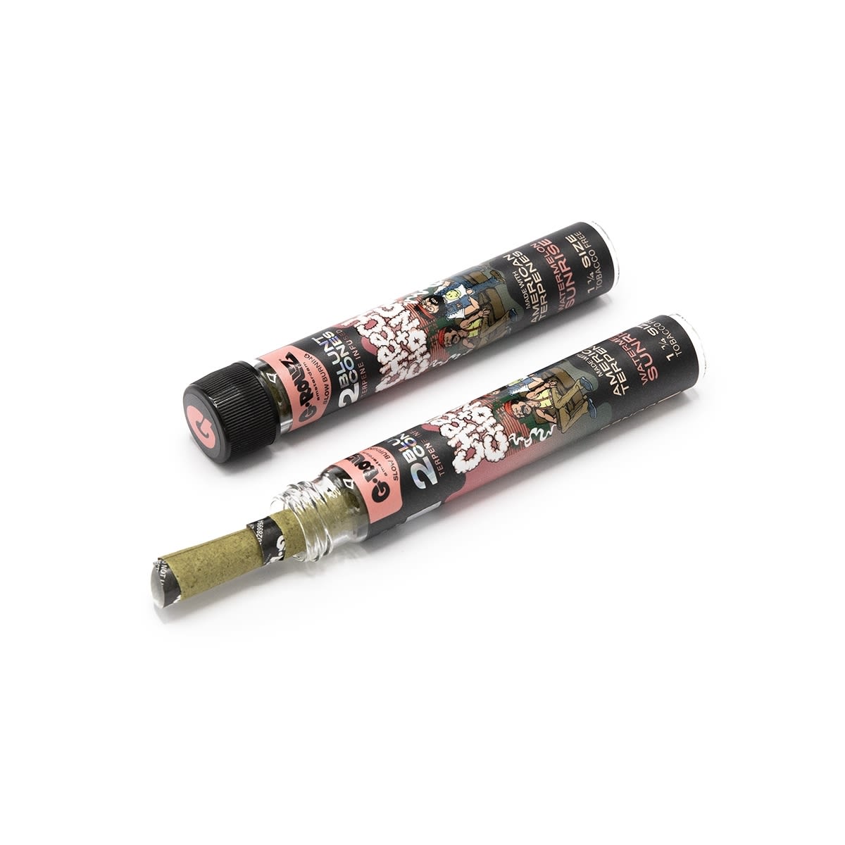 Cheech & Chong™ 1¼ Size 2x Terpene Infused Cones 'Watermelon Sunrise' (12 Pack Display)