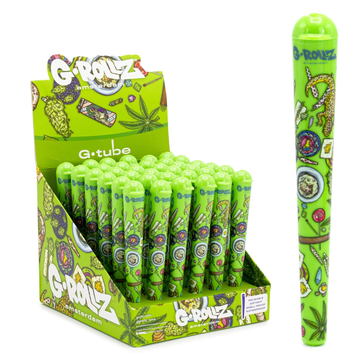 Amsterdam Picnic Green' Cone Holders (36 Tubes)