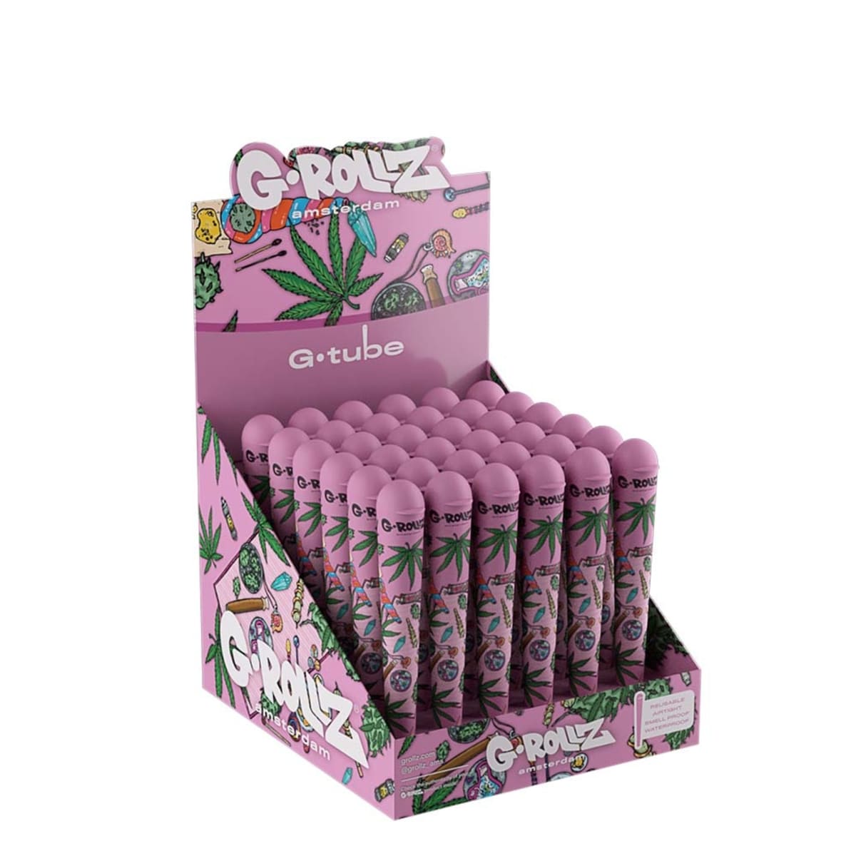 Amsterdam Picnic Pink' Cone Holders (36 Tubes)
