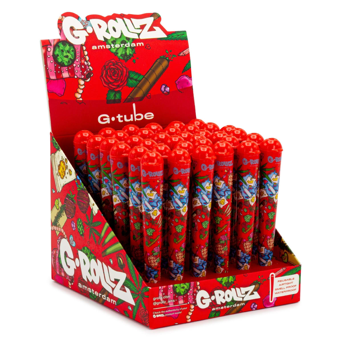 Amsterdam Picnic Red' Cone Holders (36 Tubes)