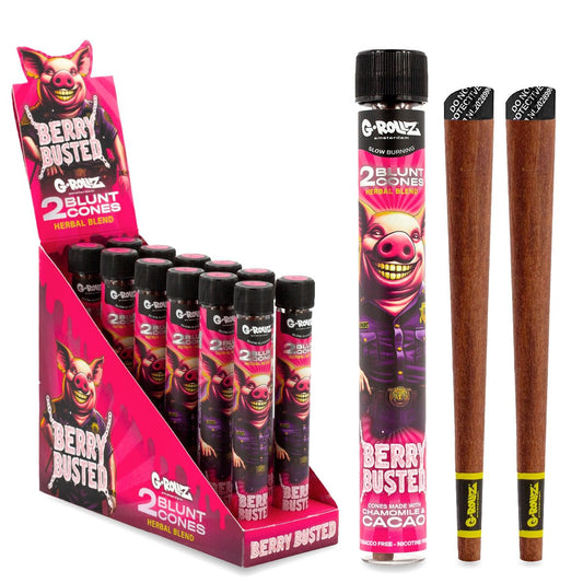Berry Busted' 2x Terpene-infused Cones (12 Tubes)