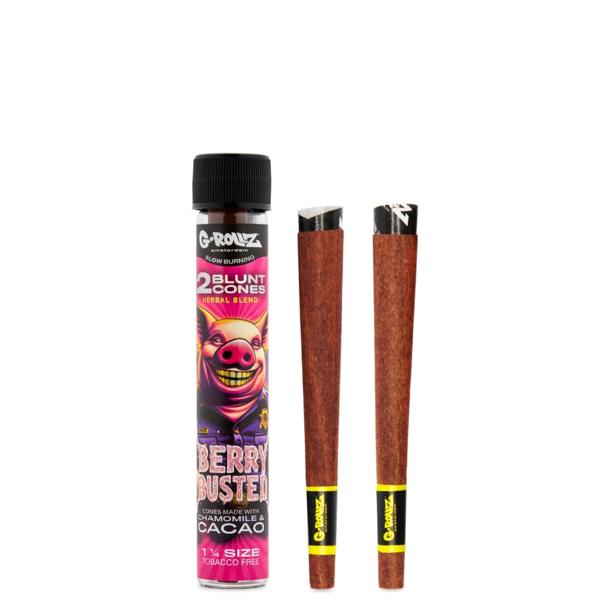 Berry Busted' 1¼ Size Terpene Infused Cones (12 Pack Display, 24 Cones)