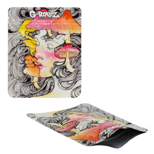 Mushroom Whisper' Smell-proof Bags - 100 x 125 mm (50 Bags)