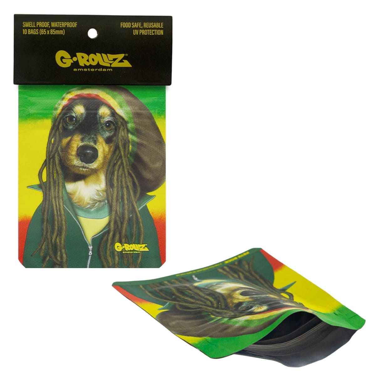 Reggae' Smell-proof Bags - 65 x 85 mm (10 Bags)