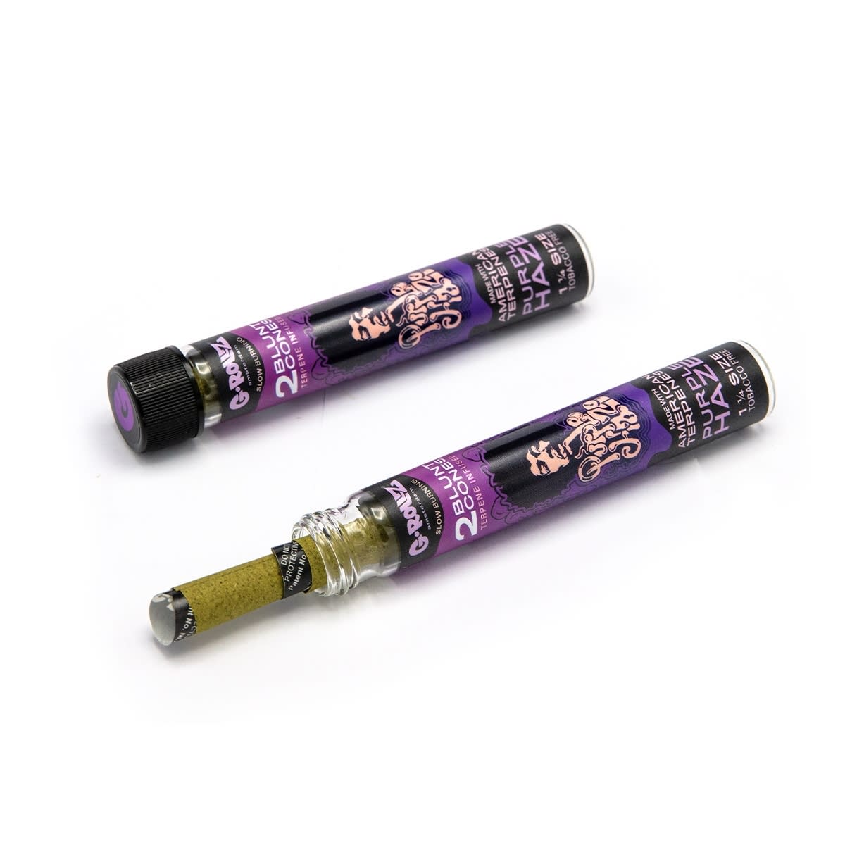 1¼ Size Terpene Infused Cones 'Purple Haze' (12 Pack Display, 24 Cones)